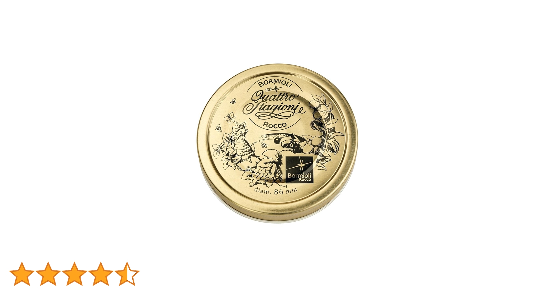 Amazon｜Bormioli Rocco Jarキャップ 3.25 inch 895160-M21